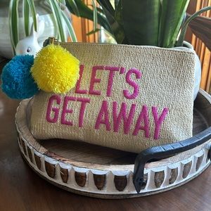 Never Used Woven Bath & Body Works Travel Bag 6x9 inches